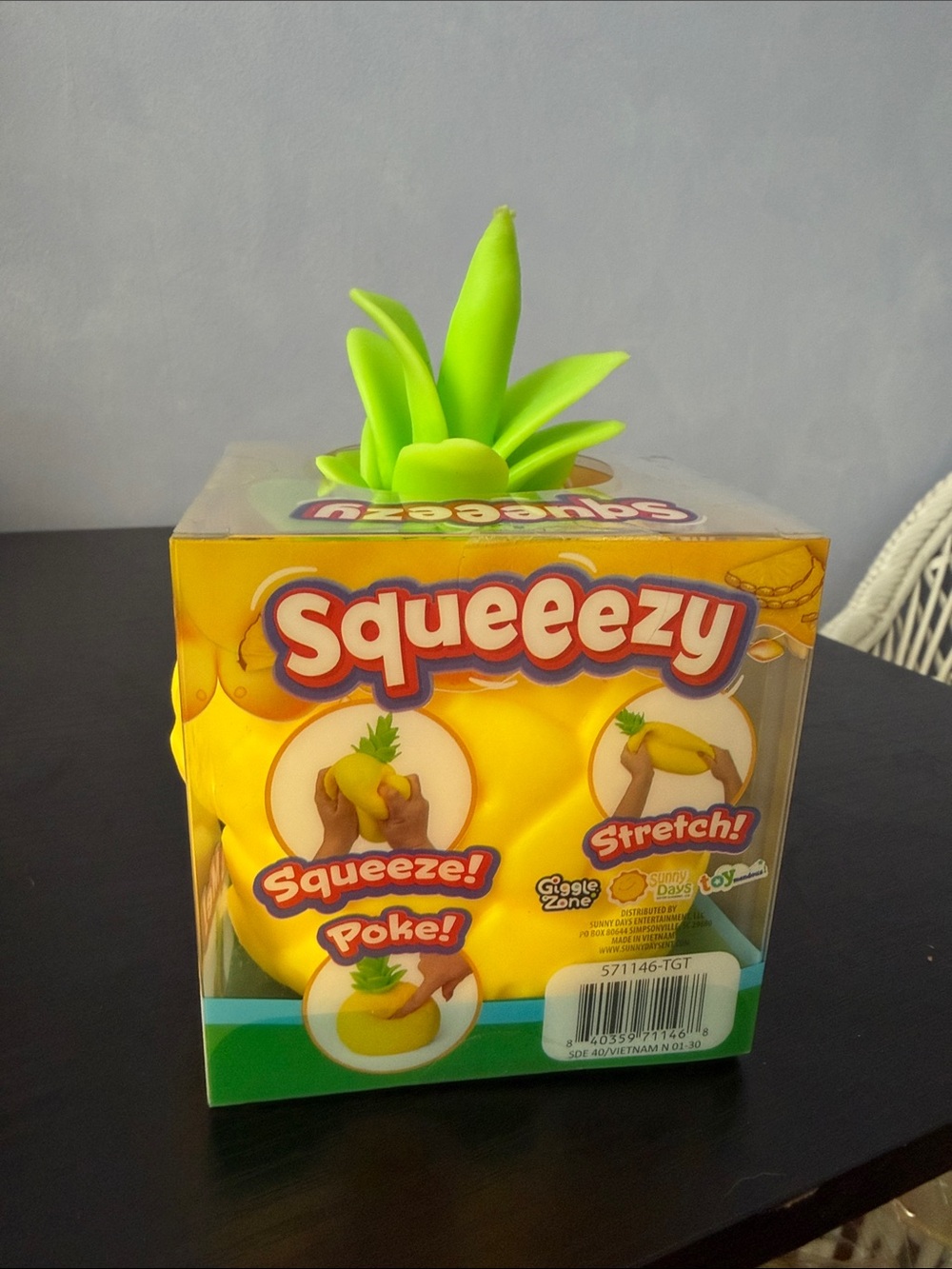 TOYmendous!- Squeeezy Pineapple Squish (NWT)
